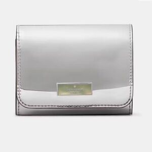 Kate Spade Bridget Mirror Metallic Small L-Zip Wallet